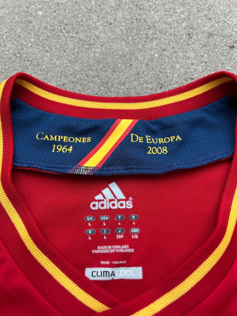 Spain 2012/13 Original Home Shirt Fàbregas 10 Size L - Shorty Football Shirts