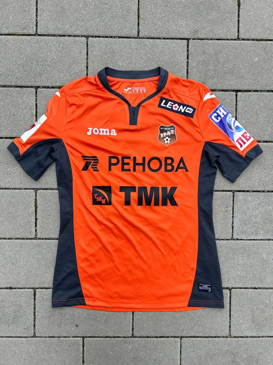 Ural Yekaterinburg 2017/18 Match Worn Original Home Shirt Emeljanov 92 Size M - Shorty Football Shirts