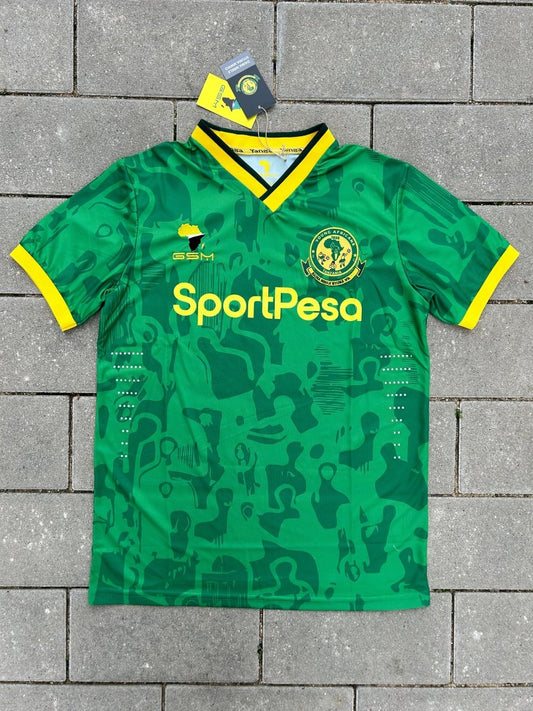 Young Africans SC 2021/22 Original Player Issue Home Shirt Size L - Shorty Football Shirts