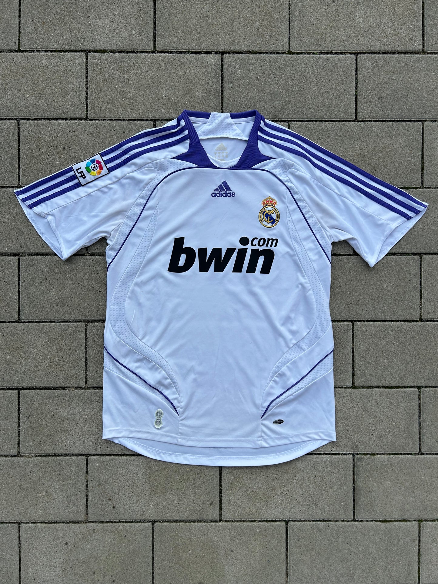 Real Madrid 2007/08 Original Heimtrikot Raúl #7 Größe M