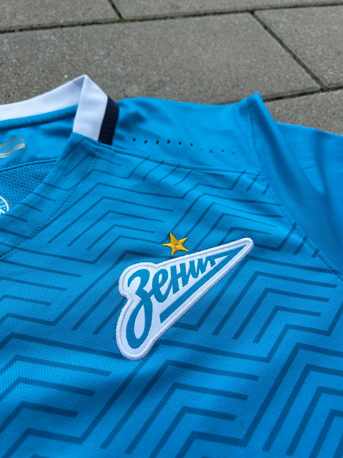 Zenit St. Petersburg 2015/16 Original Spieler Ausgabe Home Shirt L/S Größe M