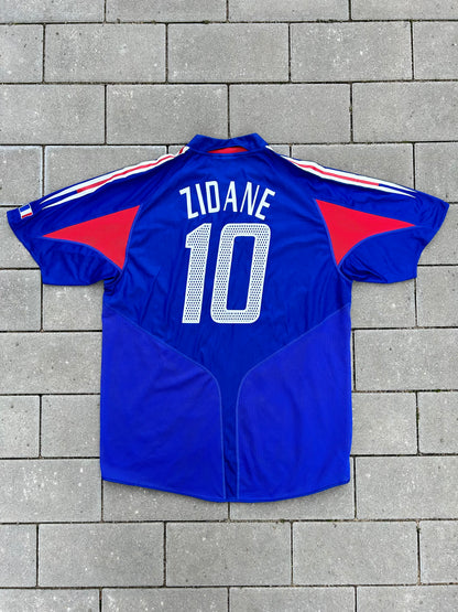 France 2004/06 Original Home Shirt Zidane #10 Size XL