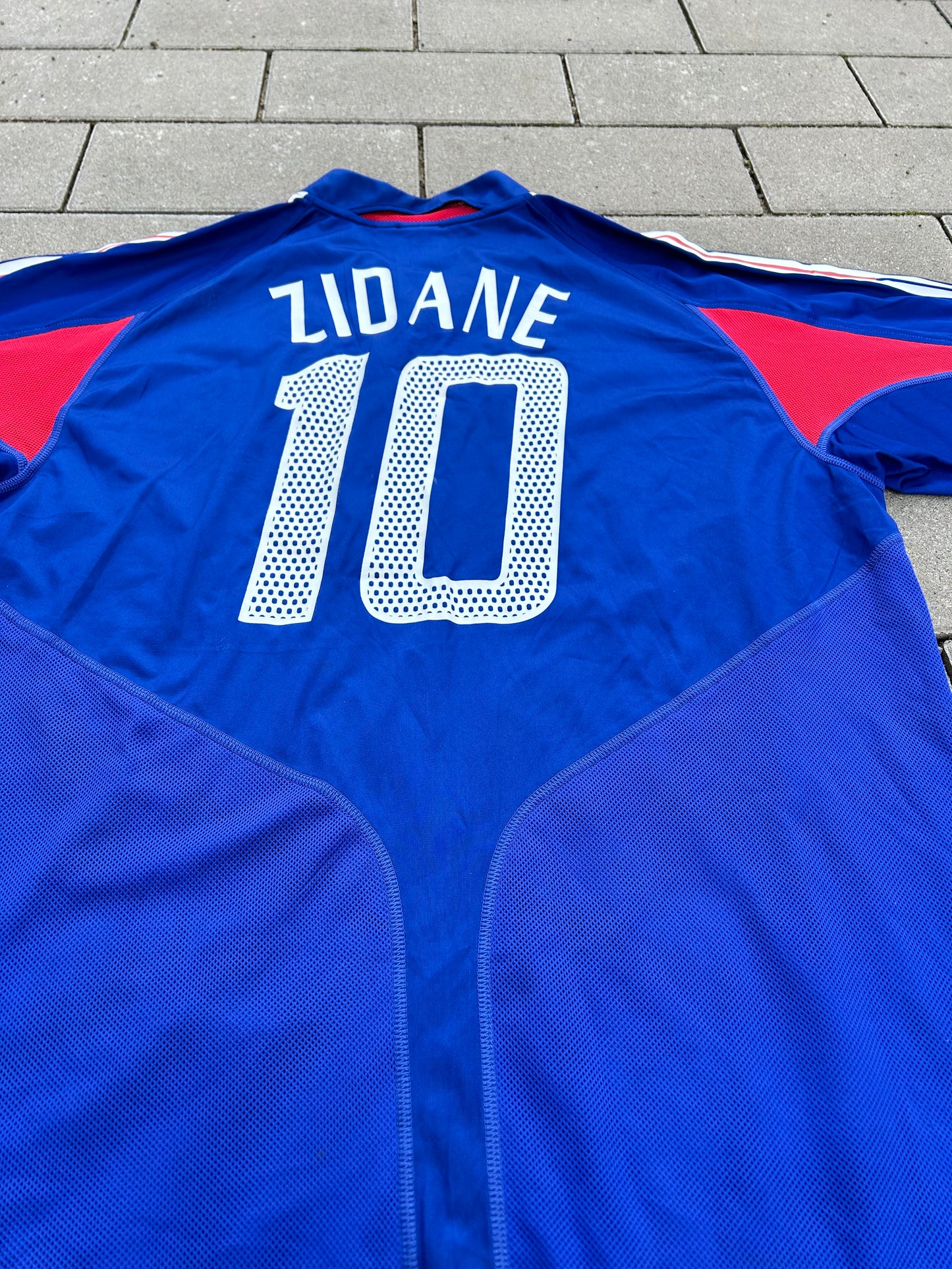 France 2004/06 Original Home Shirt Zidane #10 Size XL