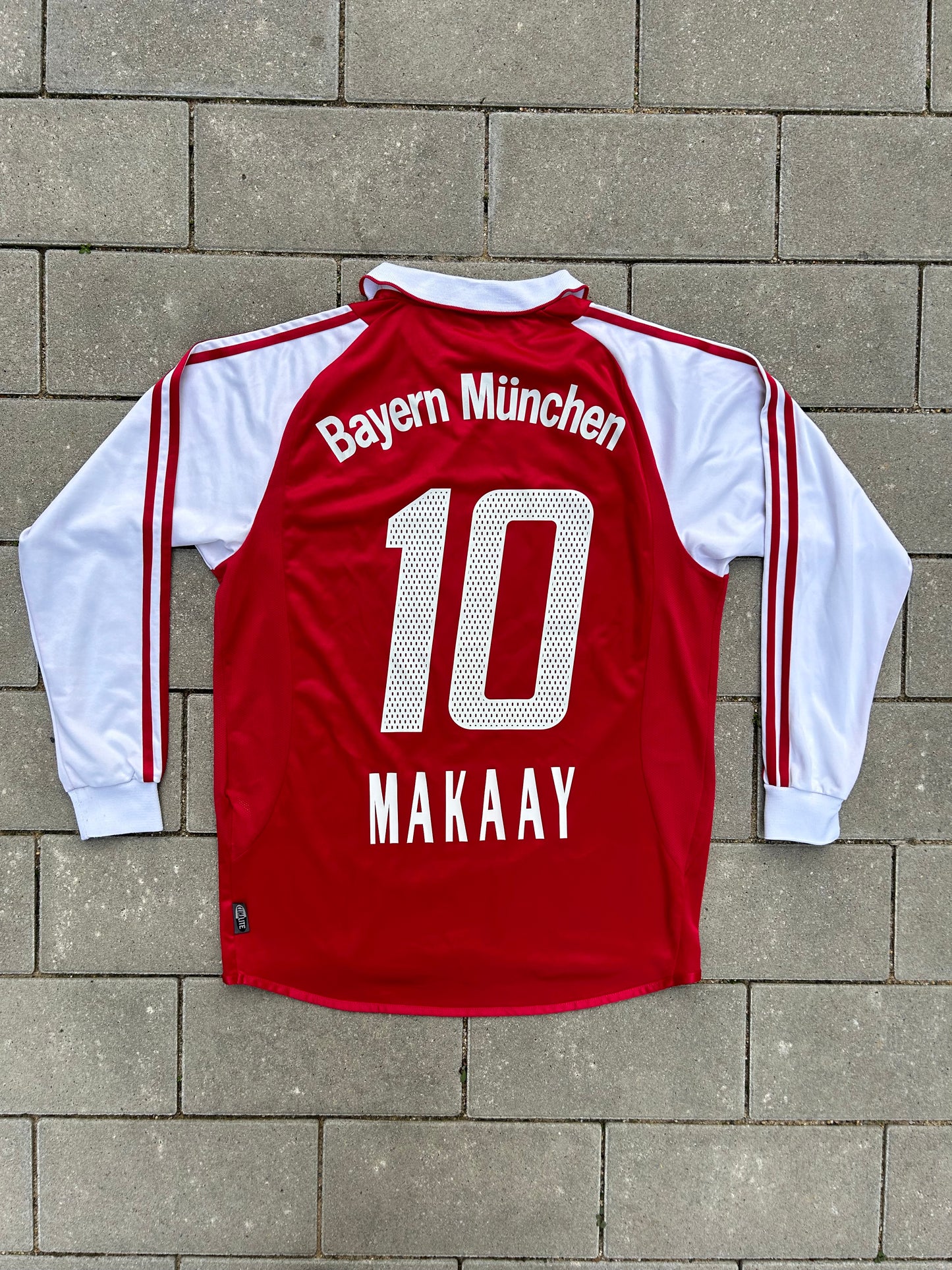 Bayern München 2003/04 Original Home L/S Shirt Makaay #10 Size L