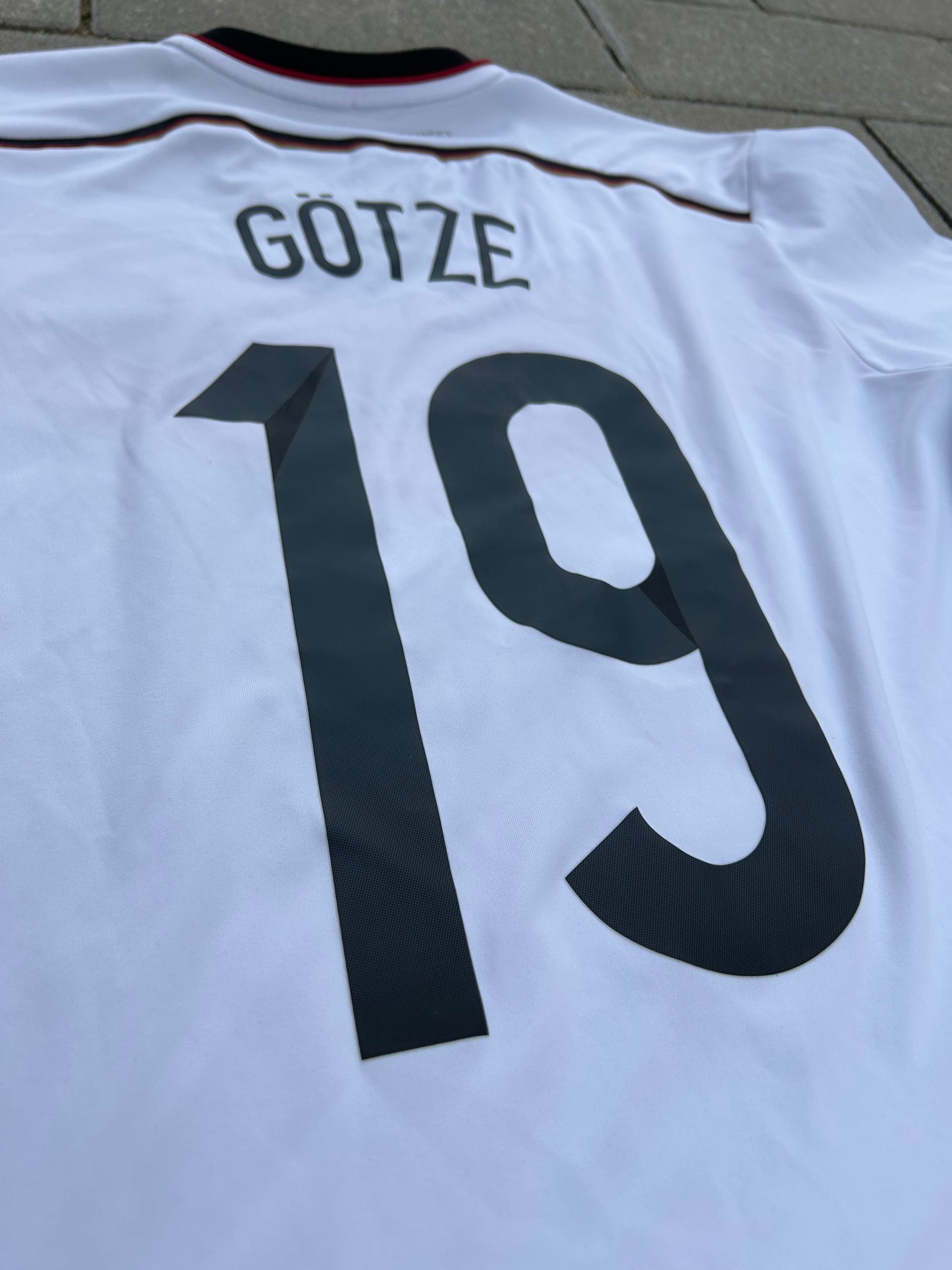 Germany 2014/15 Original Home Shirt Götze #19 Size M