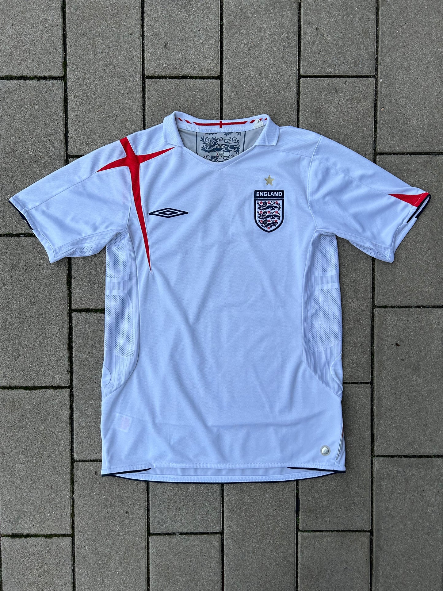 England 2005/07 Original Home Shirt Size S