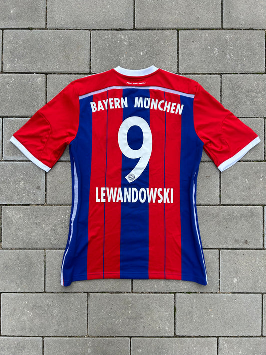 Bayern München 2014/15 Original Home Shirt Lewandowski #9 Size M