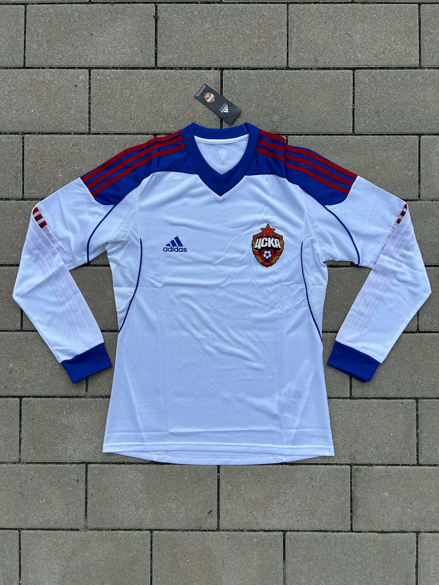 CSKA Moskau 2013/14 Original Spieler Ausgabe Away Shirt L/S Größe 8