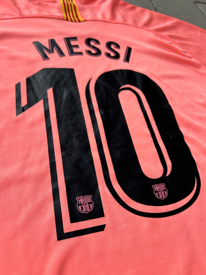 Barcelona 2018/19 Authentic Third Shirt Messi #10 Size XL