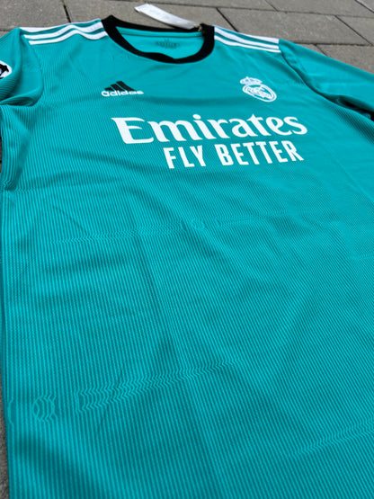 Real Madrid 2021/22 Original Third Shirt Benzema #9 Size M