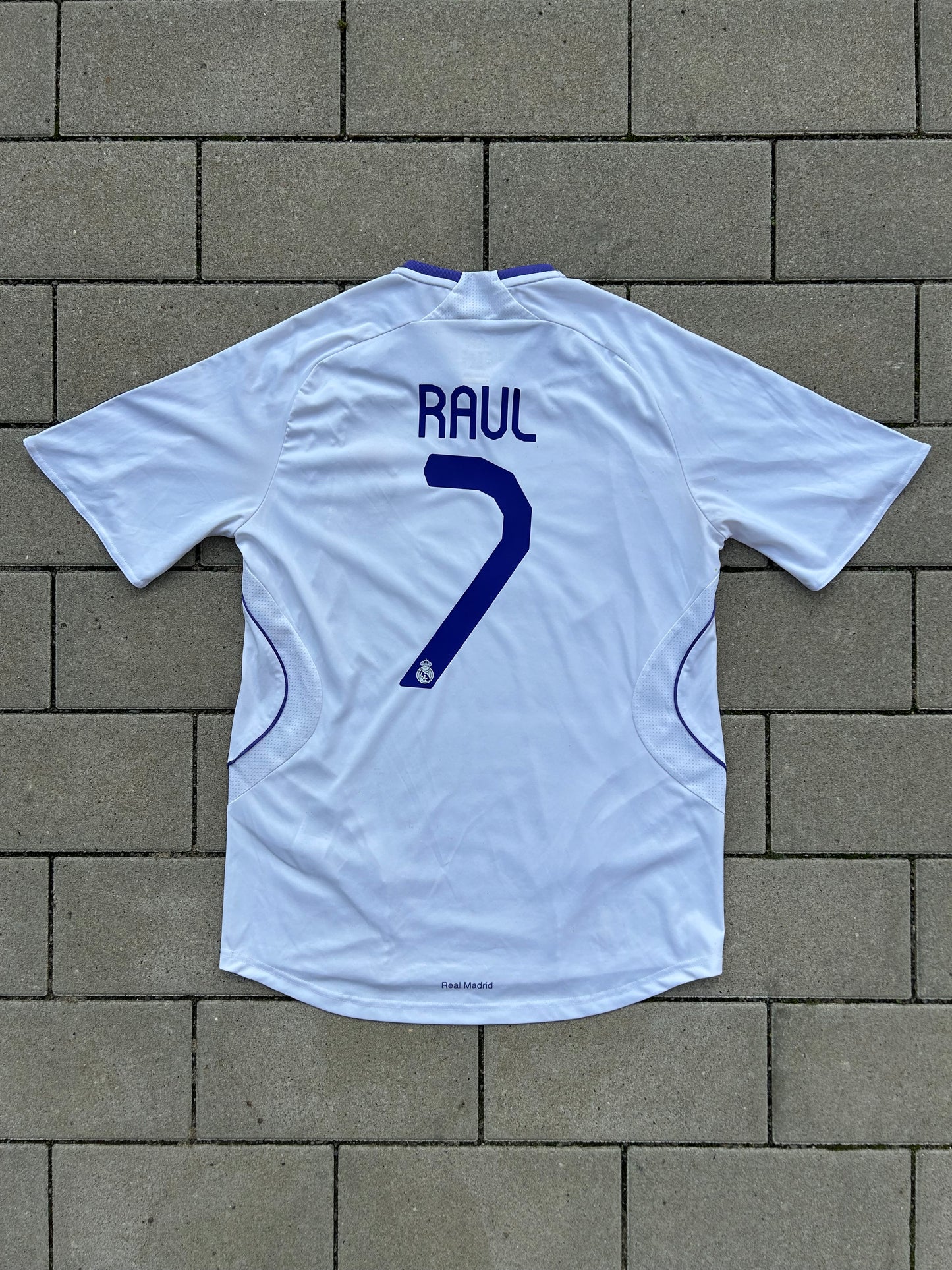 Real Madrid 2007/08 Original Heimtrikot Raúl #7 Größe M