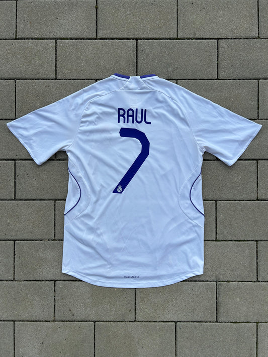 Real Madrid 2007/08 Original Heimtrikot Raúl #7 Größe M