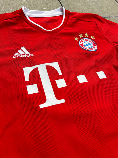 Bayern München 2020/21 Authentic Home Shirt Lewandowski #9 Size S