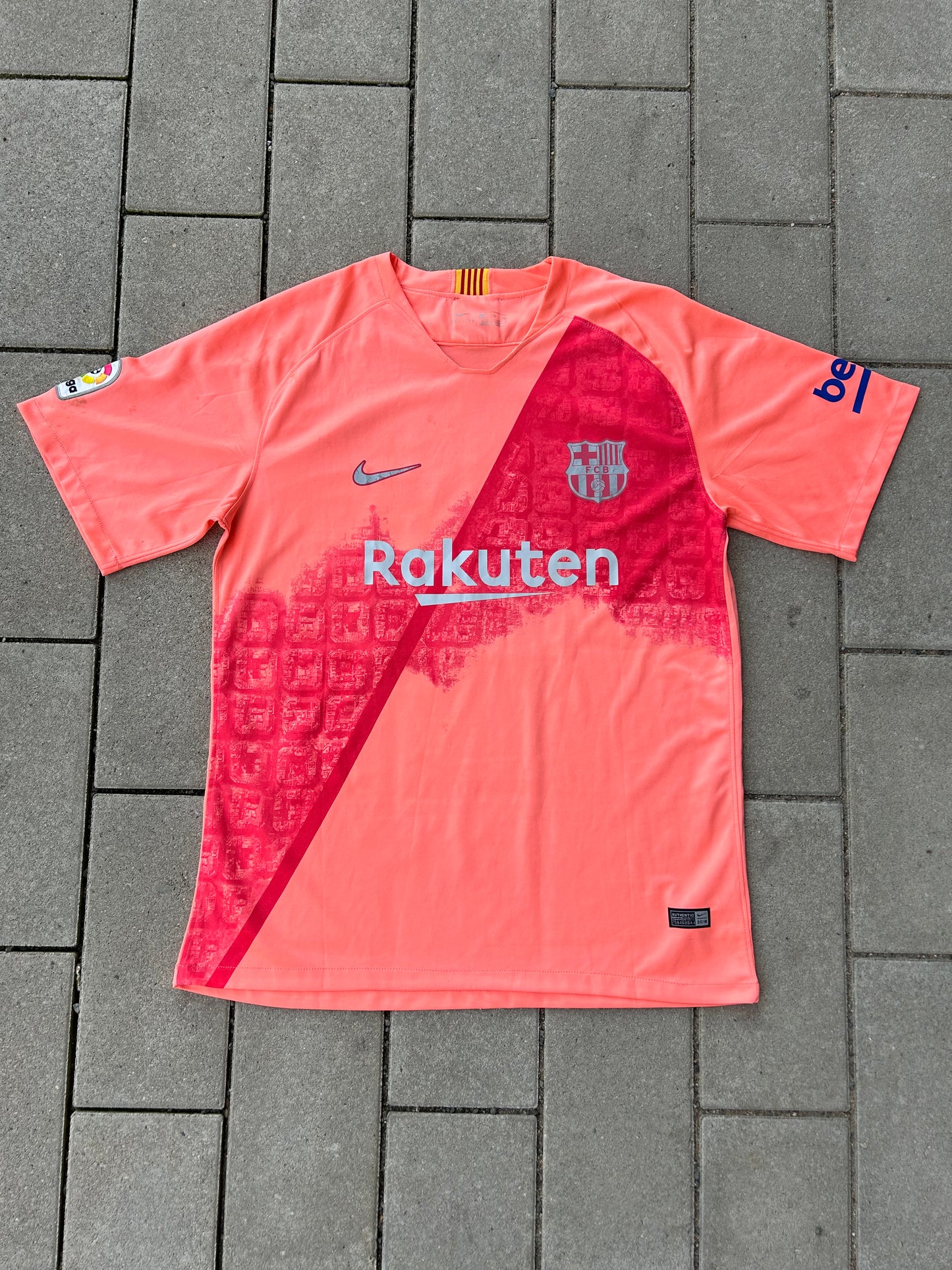 Barcelona 2018/19 Authentic Third Shirt Messi #10 Size XL