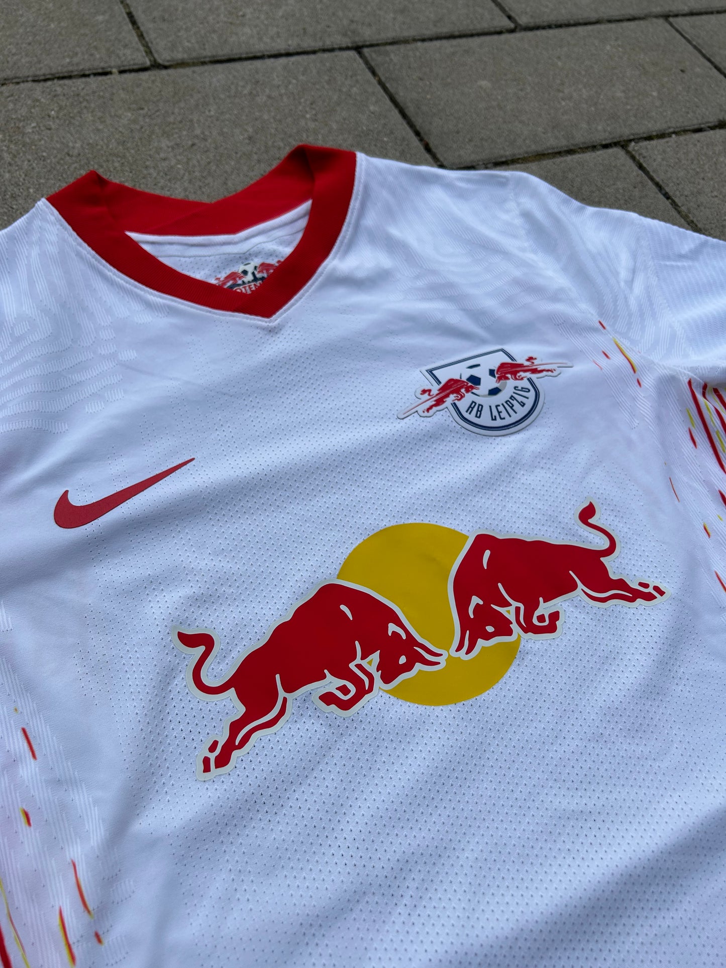 RB Leipzig 2020/21 Original Spieler Ausgabe Home Shirt Größe S
