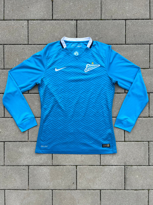 Zenit St. Petersburg 2015/16 Original Spieler Ausgabe Home Shirt L/S Größe M
