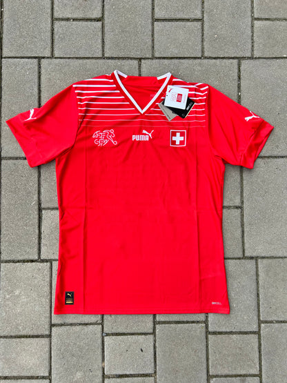 Switzerland 2022/23 Authentic Home Shirt Size M