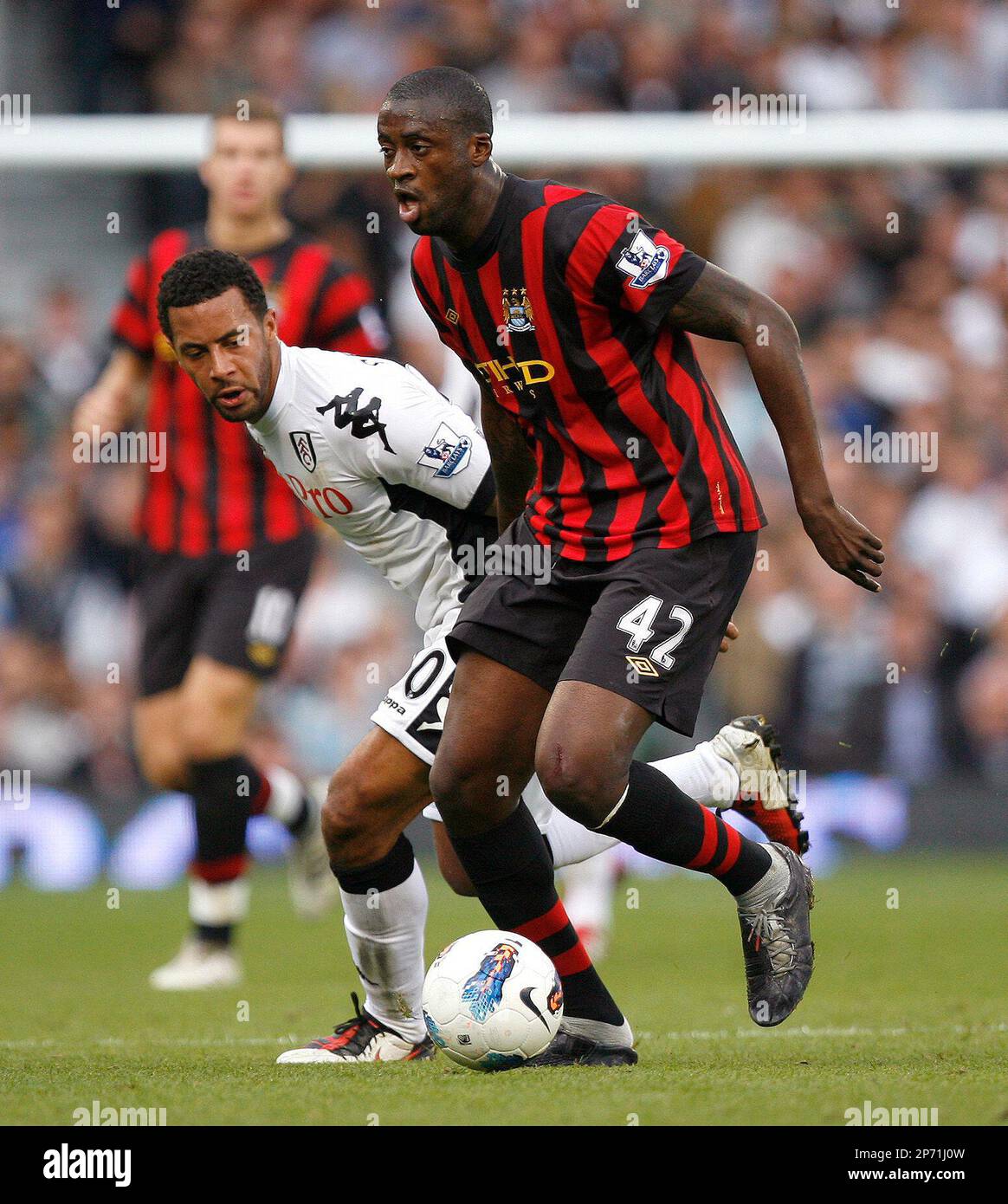 Manchester City 2011/12 Original Auswärtstrikot Yaya Touré #42 Größe L