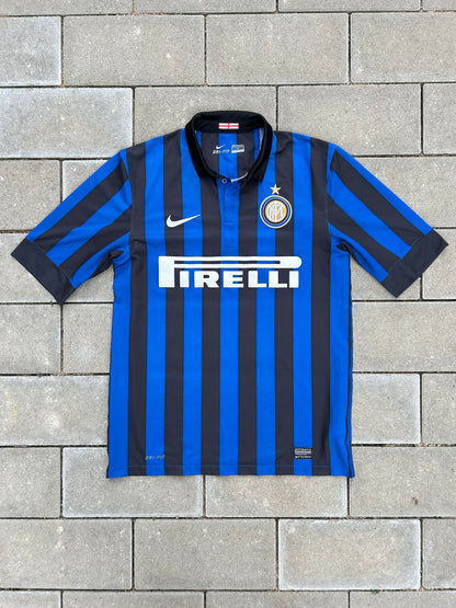 Inter Milan 2011/12 Authentic Home Shirt Size M