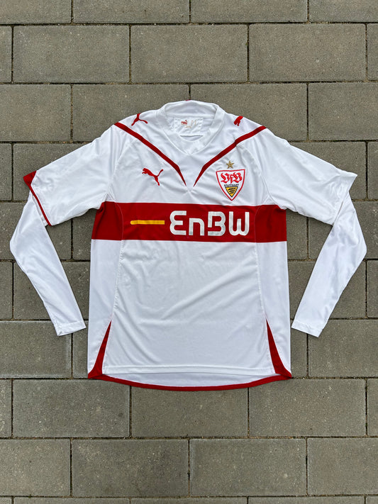 VfB Stuttgart 2009/10 Original Home Shirt L/S Size M