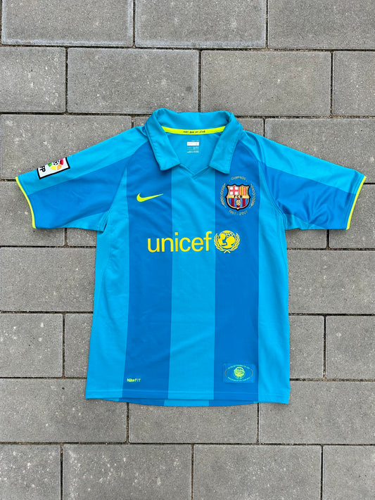 Barcelona 2007/08 Original Away Shirt Size L Kids