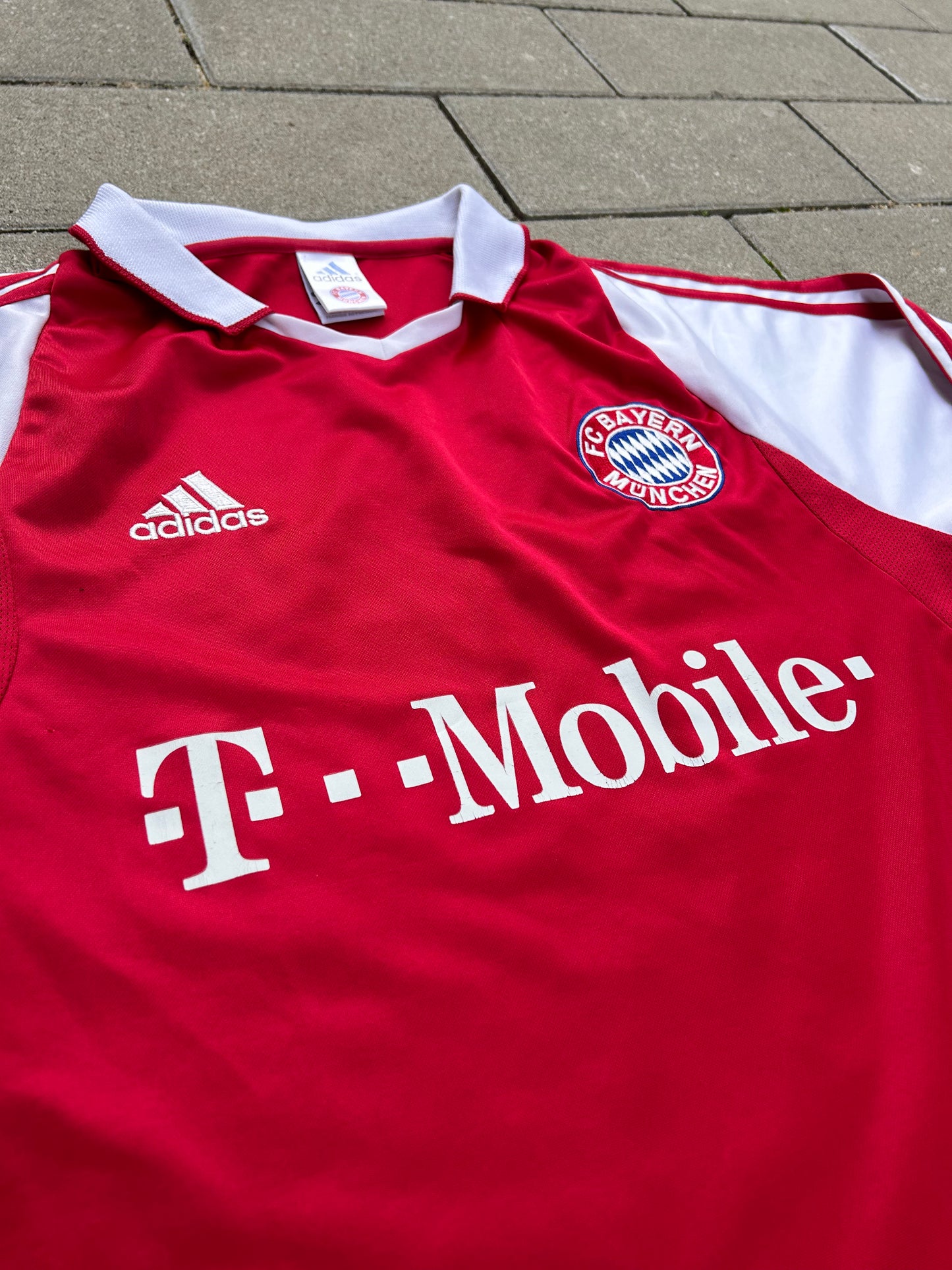 Bayern München 2003/04 Original Home L/S Shirt Makaay #10 Size L