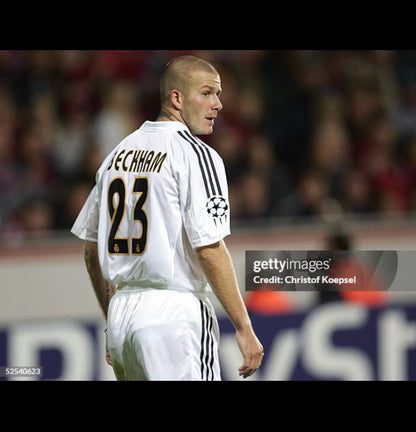 Real Madrid 2004/05 Original Home Shirt Beckham #23 Size XL