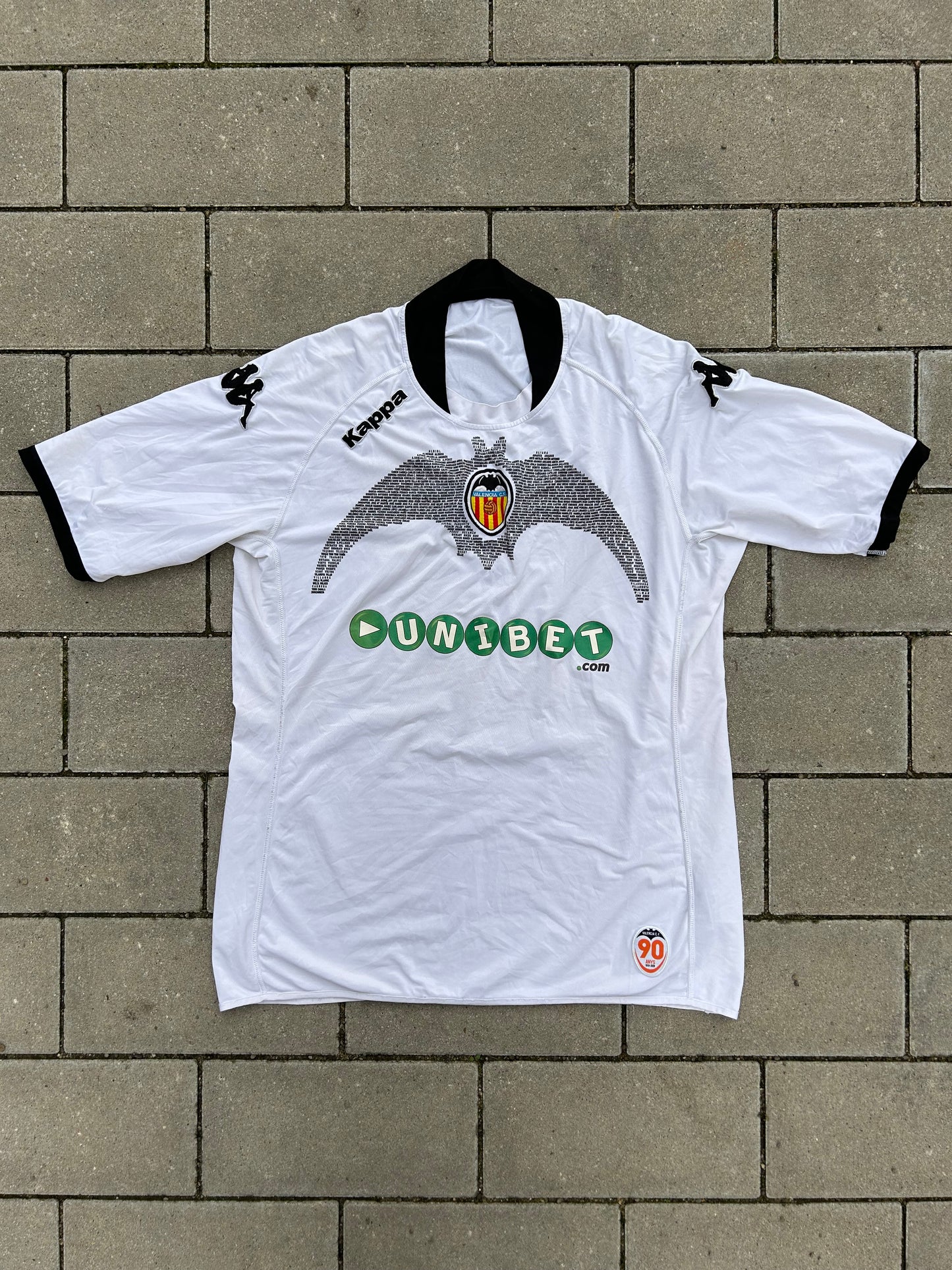 Valencia 2009/10 90th Anniversary Original Home Shirt Size XXL