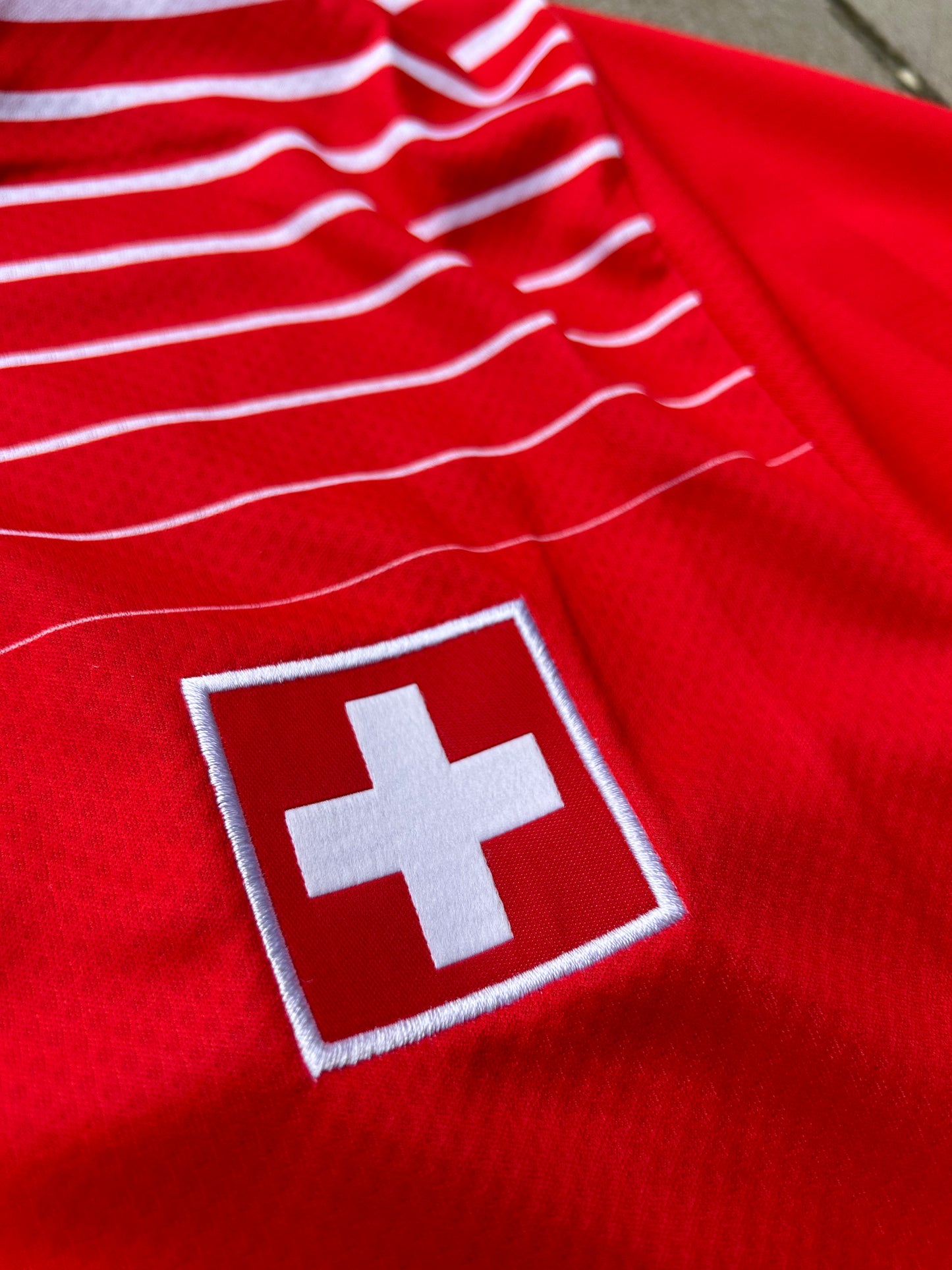 Switzerland 2022/23 Authentic Home Shirt Size M