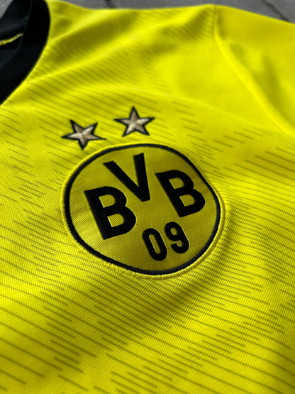 Borussia Dortmund 2013/14 Authentic Home Shirt Lewandowski #9 L/S Size M