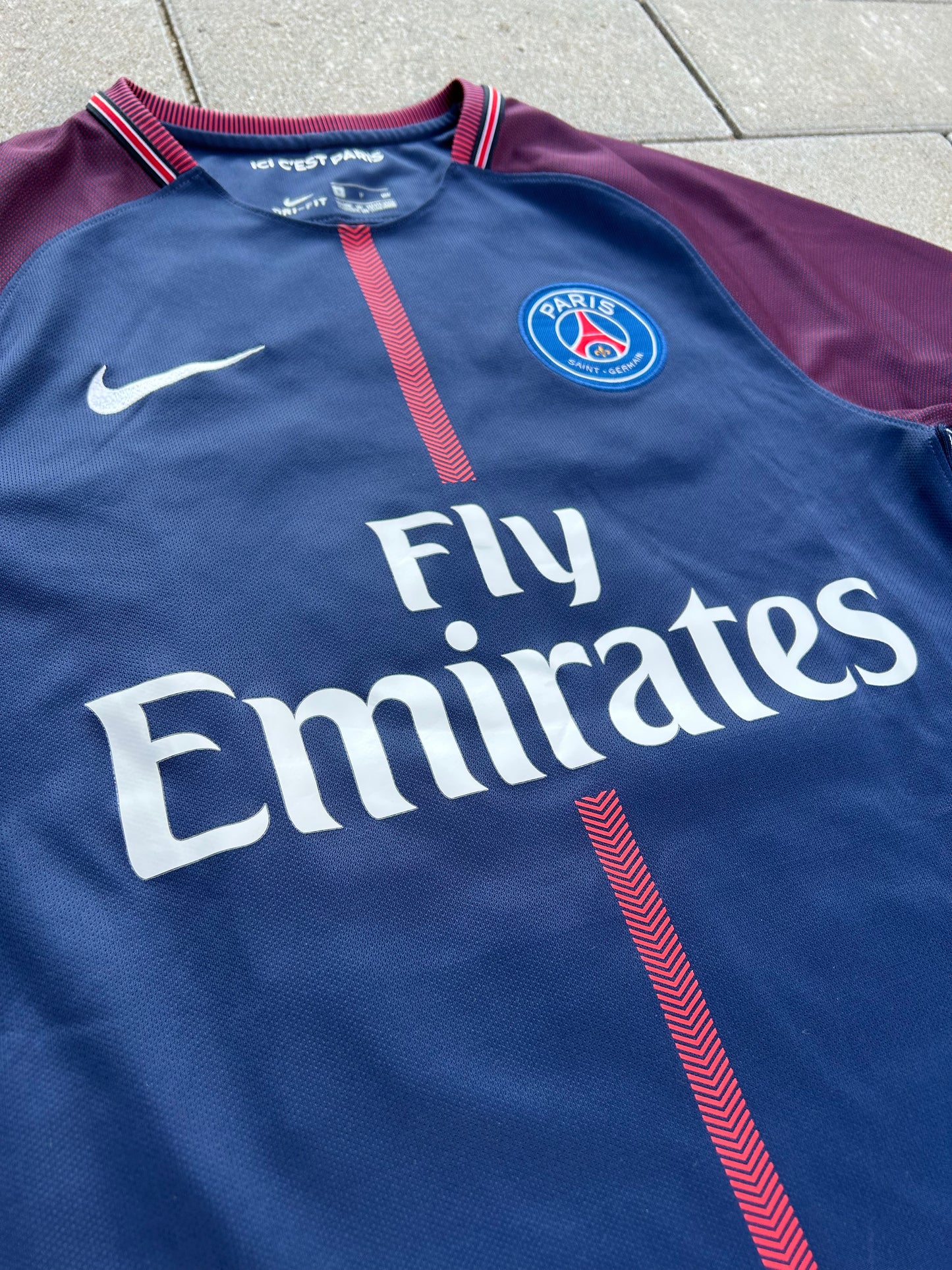 PSG 2017/18 Authentic Home Shirt Mbappe #29 Size S