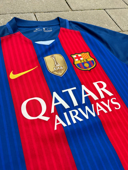 Barcelona 2016/17 Original Home Shirt Iniesta #8 Size M