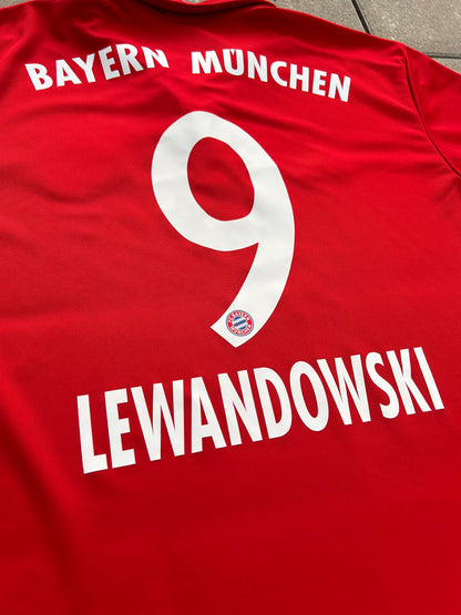 Bayern München 2016/17 Authentic Home Shirt Lewandowski #9 Size XXL