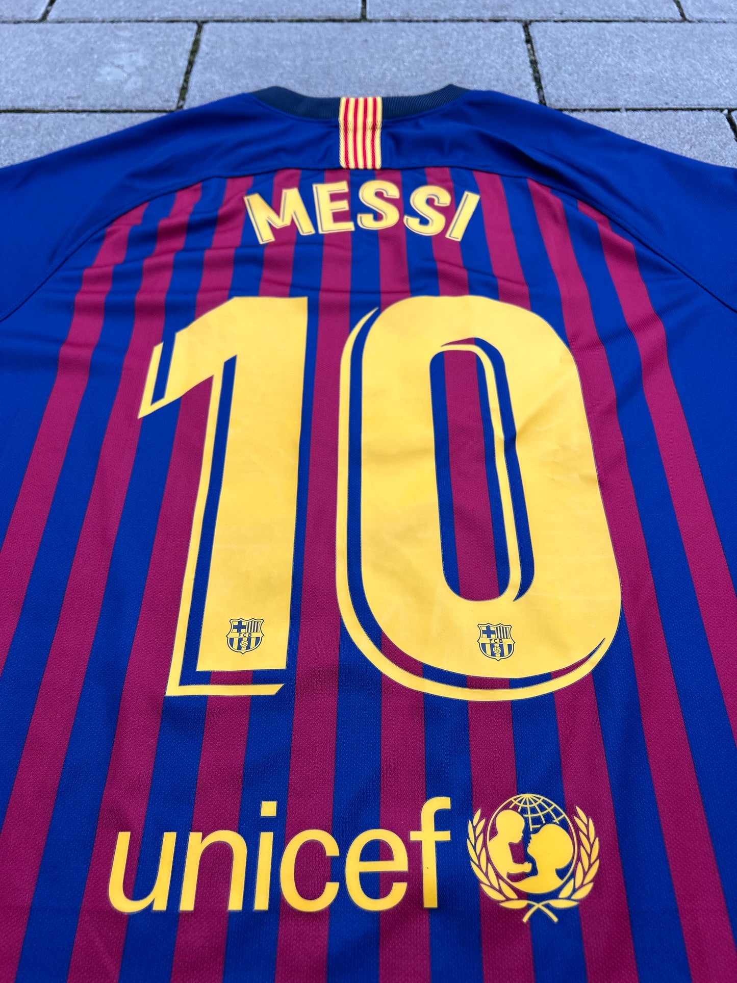 Barcelona 2018/19 Original Home Shirt Messi #10 Size L