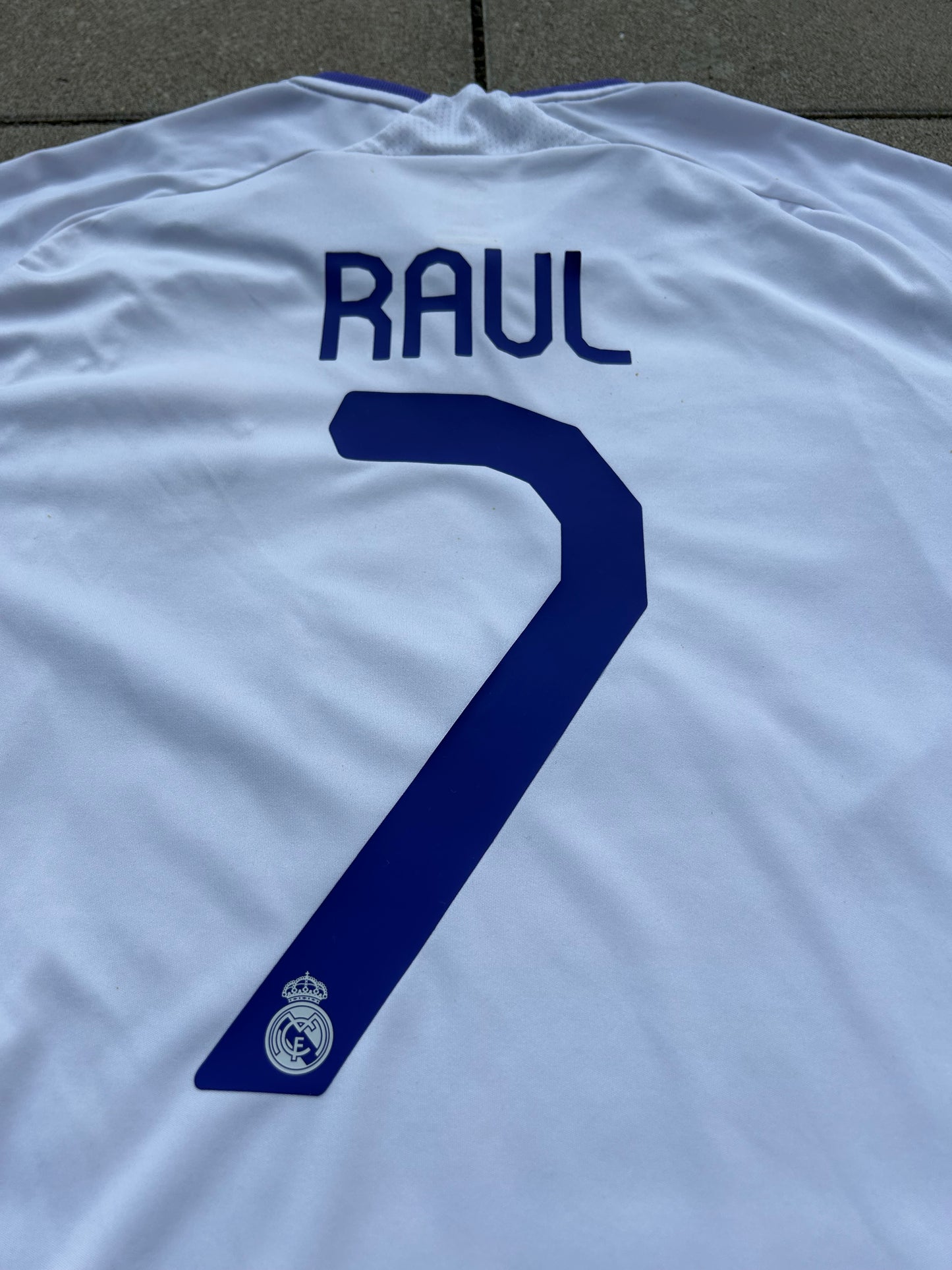 Real Madrid 2007/08 Original Heimtrikot Raúl #7 Größe M