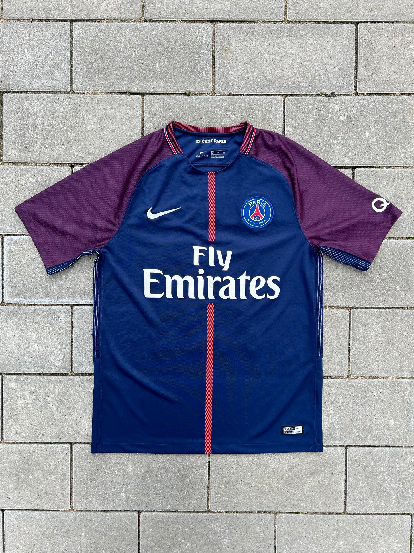 PSG 2017/18 Original Home Shirt Neymar #10 Size M