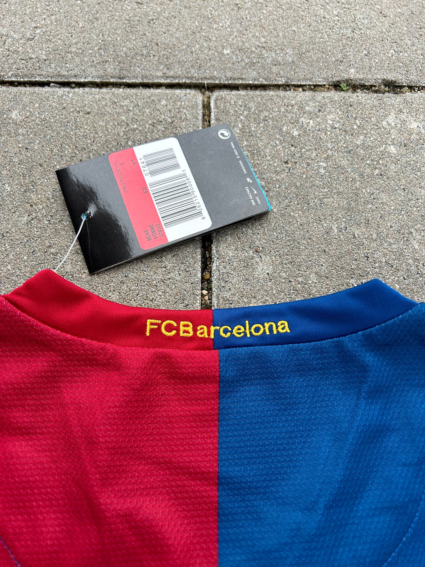 Barcelona 2006/07 Original Home Shirt Ronaldinho #10 L/S Size L