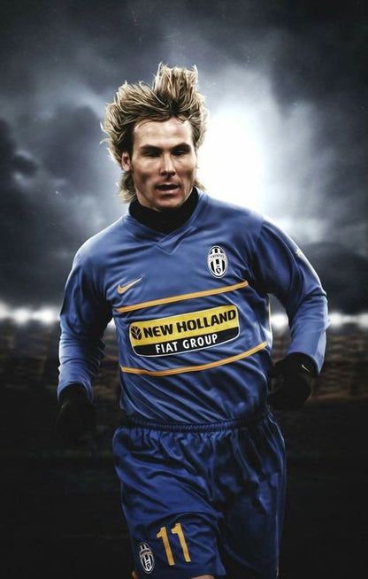 Juventus 2007/08 Original Auswärtstrikot Nedvěd #11 Größe S