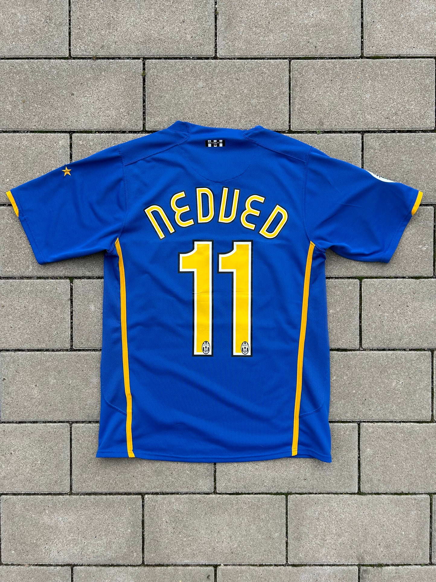 Juventus 2007/08 Original Auswärtstrikot Nedvěd #11 Größe S