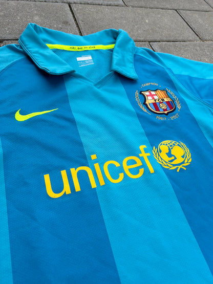 Barcelona 2007/08 Original Away Shirt Size L KIDS