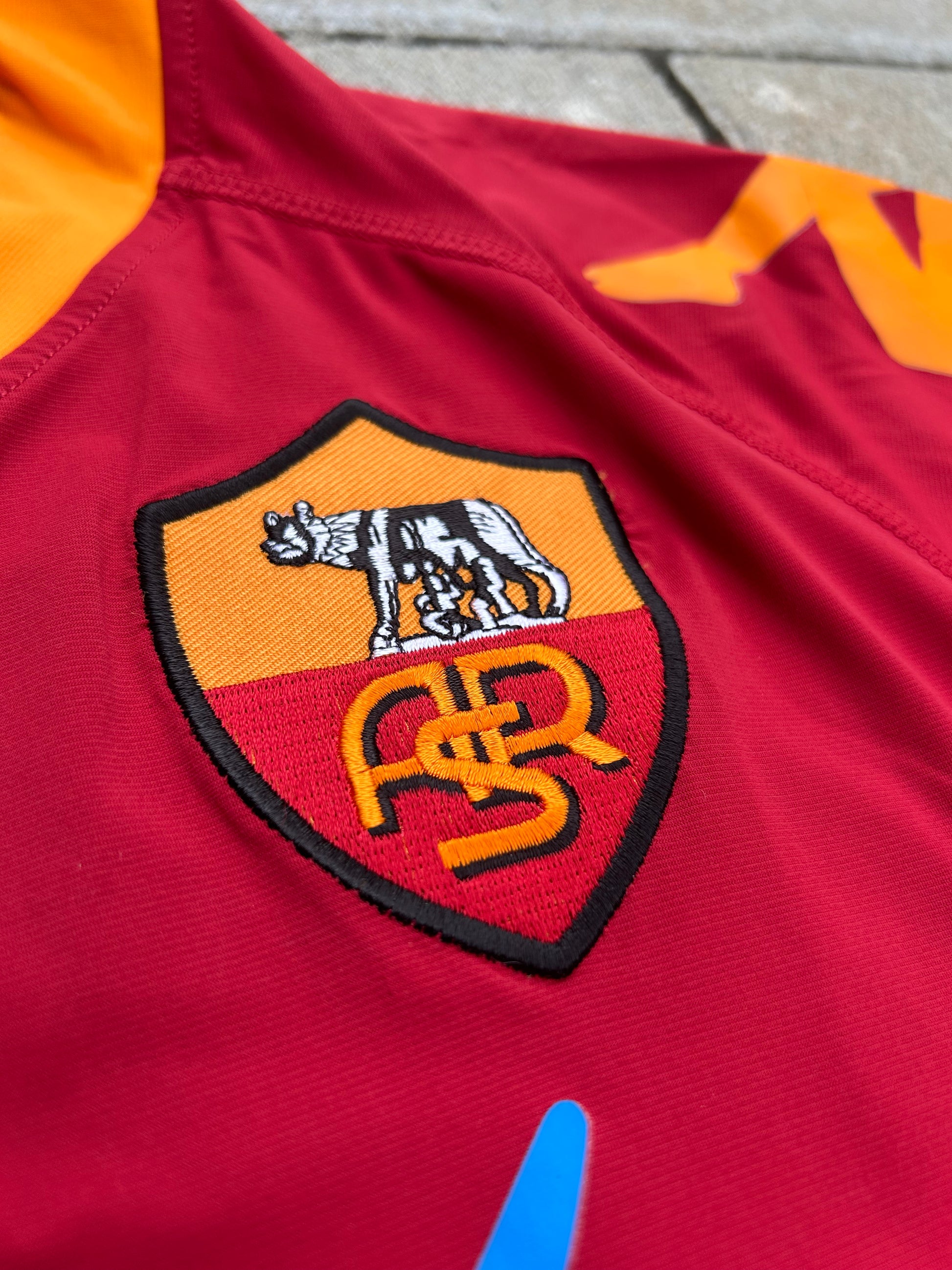 AS Roma 2009/10 Authentic Home Shirt Totti #10 Size L 2