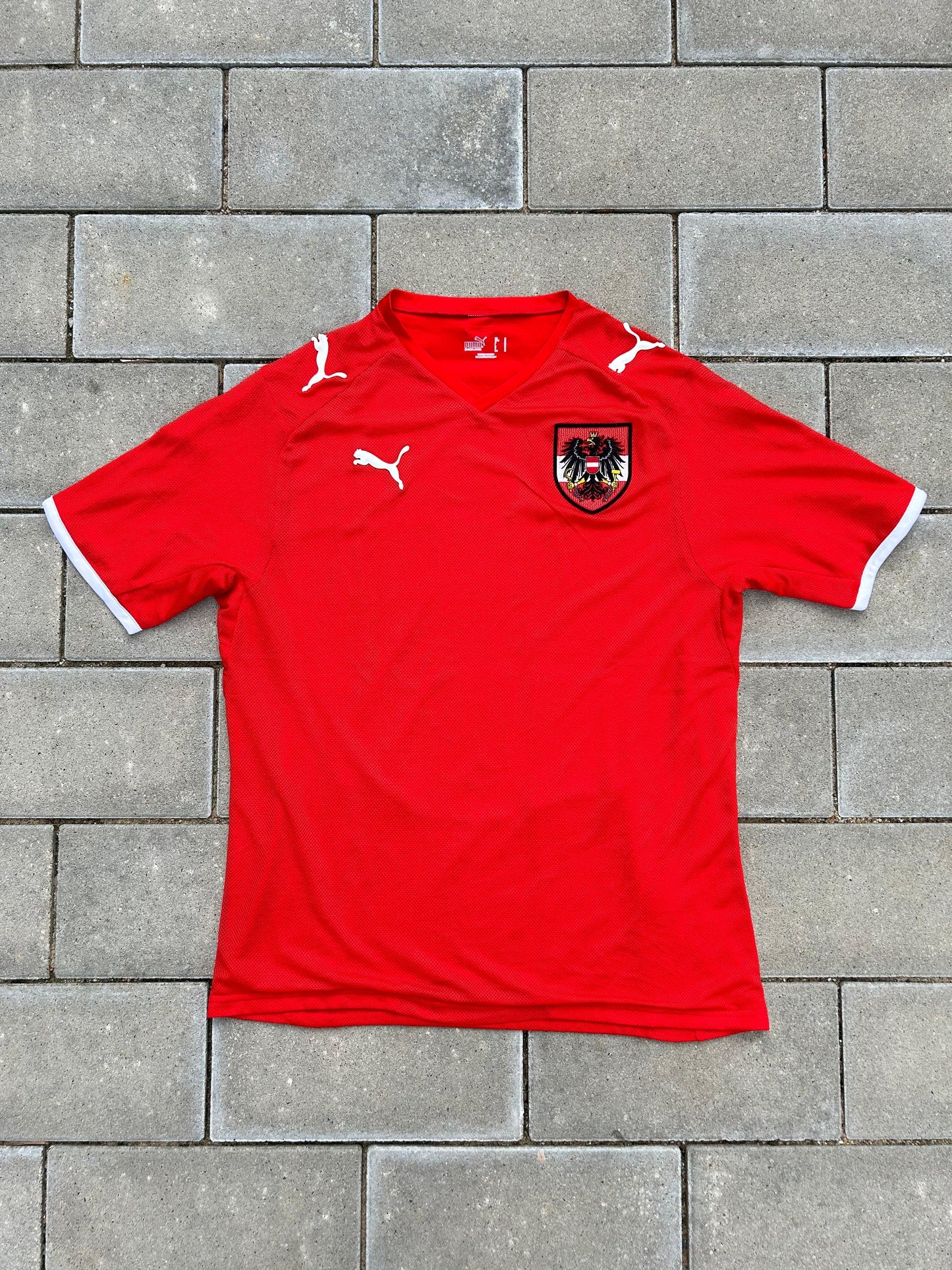 Austria 2008/09 Authentic Home Shirt Size M