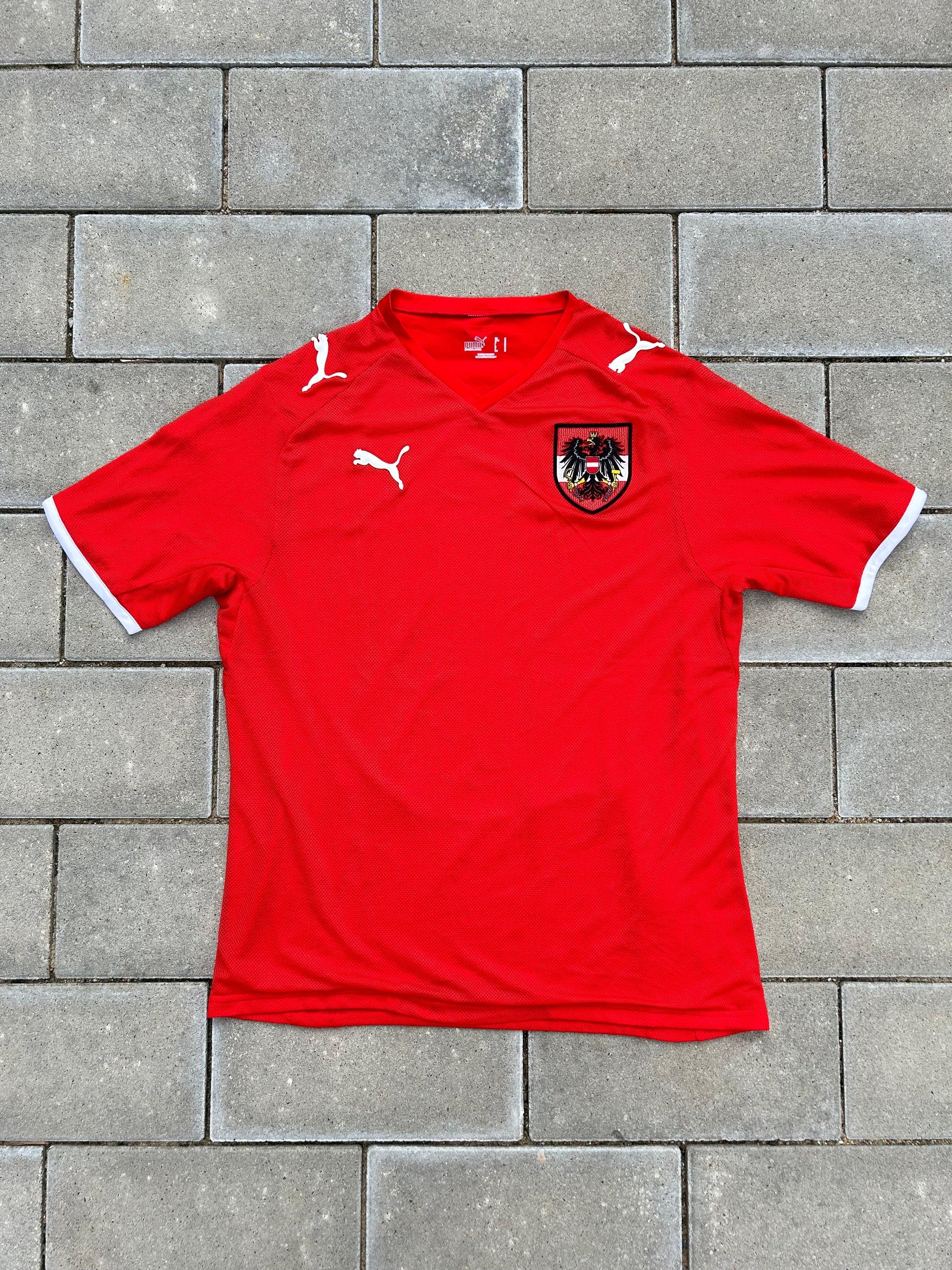 Austria 2008/09 Authentic Home Shirt Size M