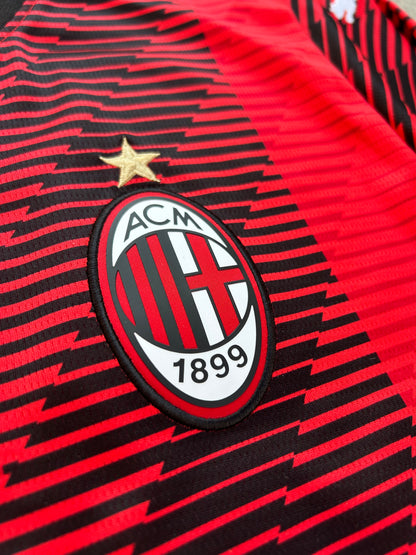 AC Milan 2023/24 Authentic Home Shirt L/S Size M