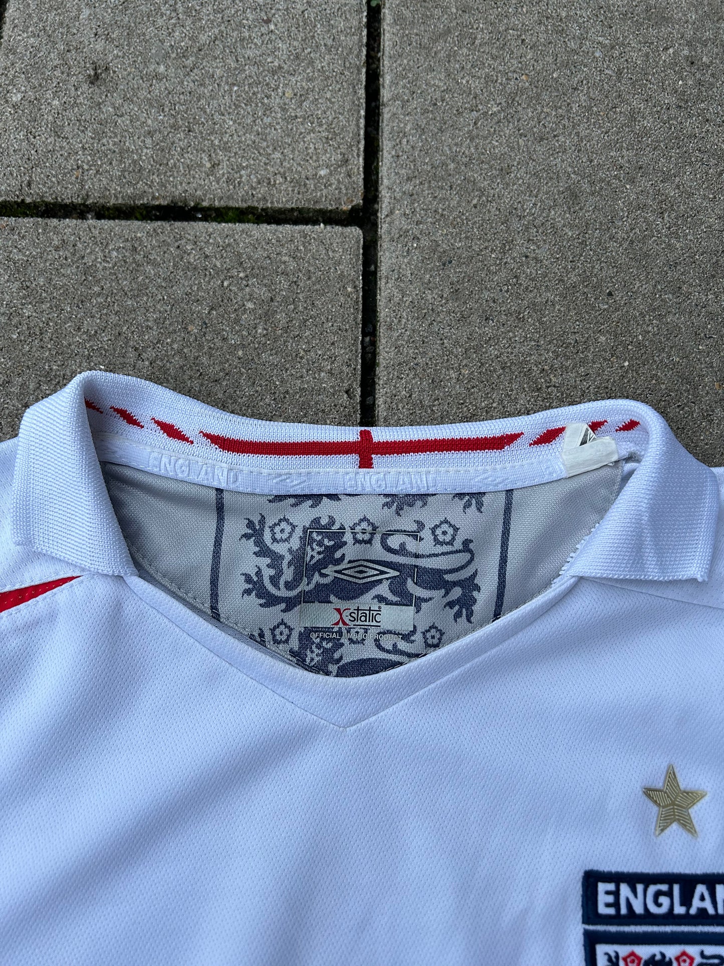 England 2005/07 Original Home Shirt Size S