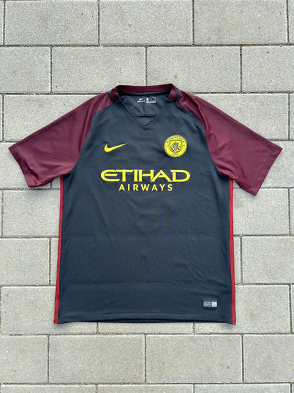 Manchester City 2016/17 Original Away Shirt Kompany #4 Size L