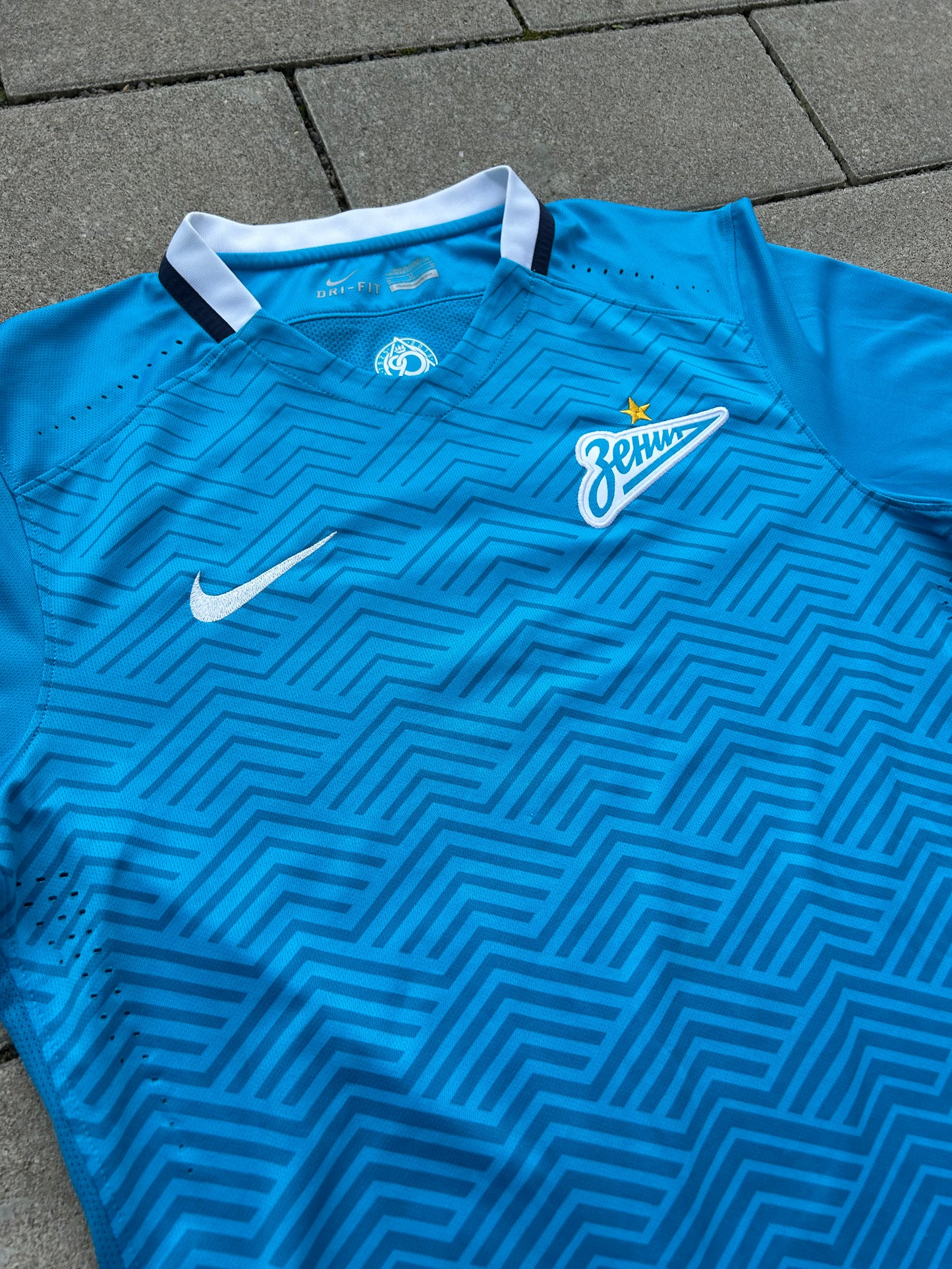 Zenit St. Petersburg 2015/16 Original Spieler Ausgabe Home Shirt L/S Größe M