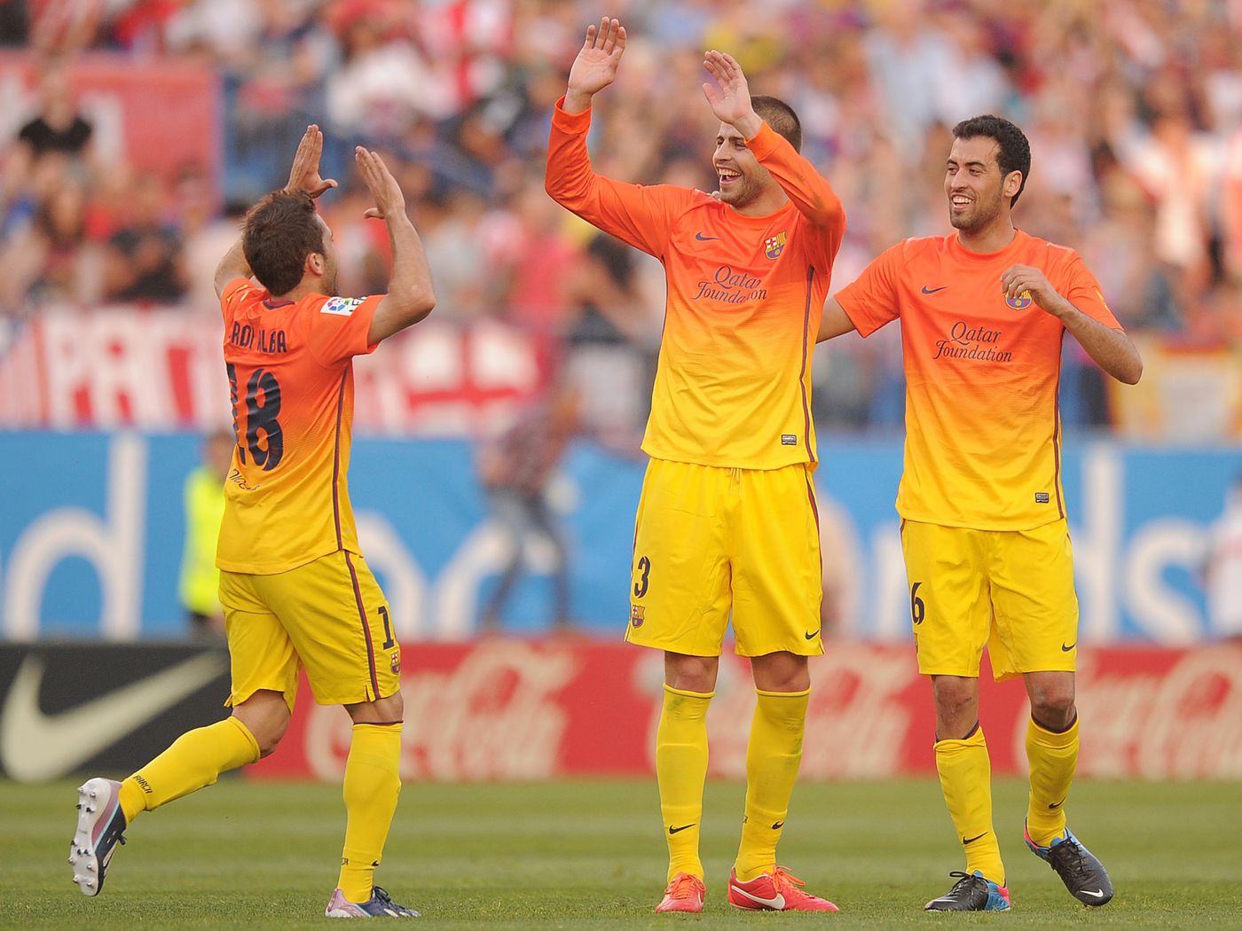 Barcelona 2012/13 Authentic Away Shirt Size L Kids 8