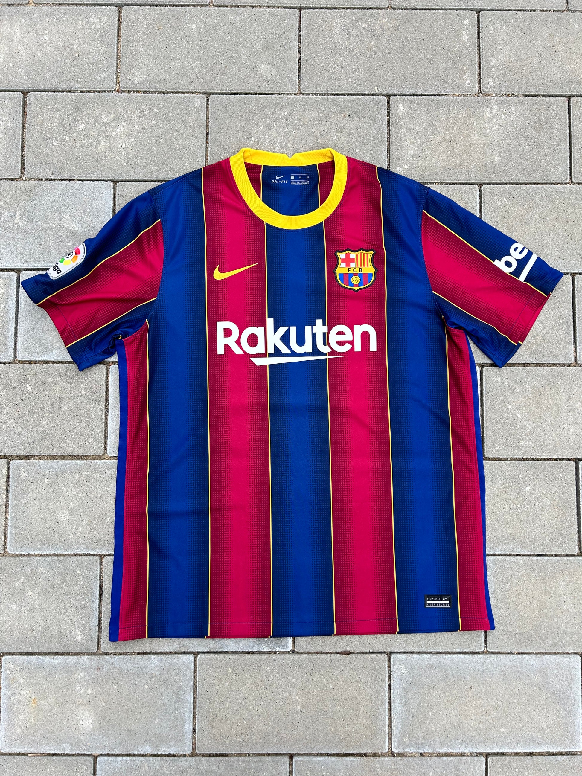 Barcelona 2020/21 Authentic Home Shirt Messi #10 Size XL 1