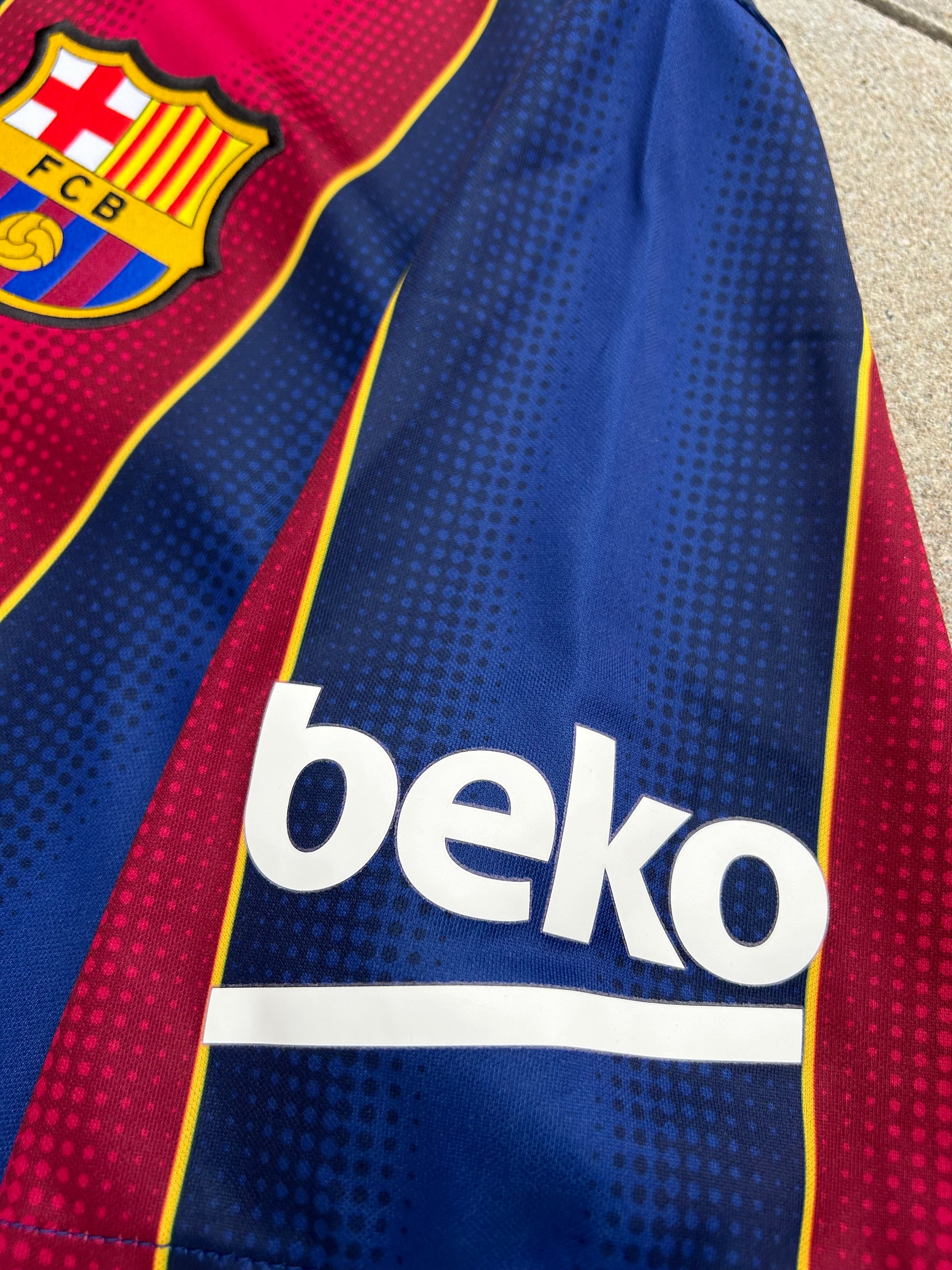 Barcelona 2020/21 Authentic Home Shirt Messi #10 Size XL 6